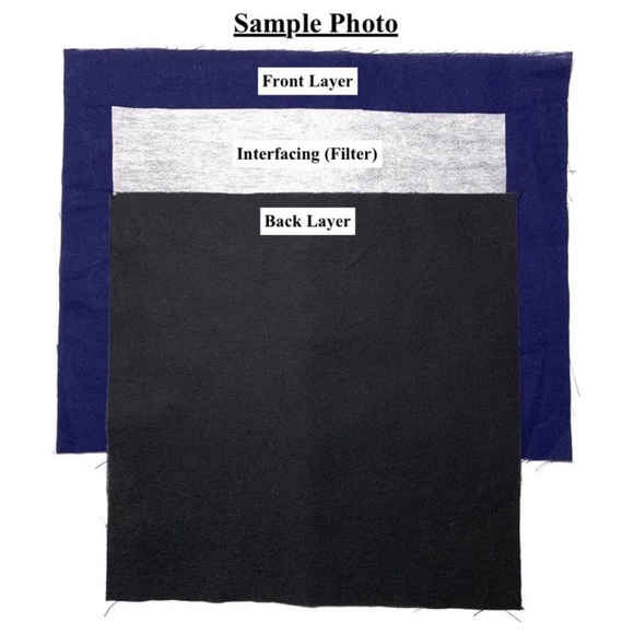 2/$30 Face Mask 3 Layer Scrunchie Burnt Orange - Picture 5 of 8